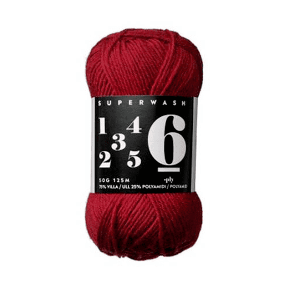 6-ply markus company sukkalanka tummanpunainen 50g (1656) | säästötalo latvala